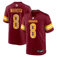 Men's Nike Marcus Mariota  Burgundy Washington Commanders Team Game Jersey