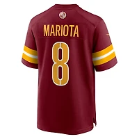Men's Nike Marcus Mariota  Burgundy Washington Commanders Team Game Jersey