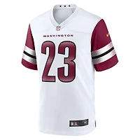 Maillot de match Nike Marshon Lattimore blanc pour homme des Washington Commanders