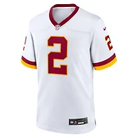 Maillot Nike Marshon Lattimore blanc pour homme, édition Super Bowl, Washington Commanders