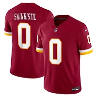 Maillot Nike Mike Sainristil bordeaux Washington Commanders Vapor F.U.S.E. édition limitée cousue pour homme