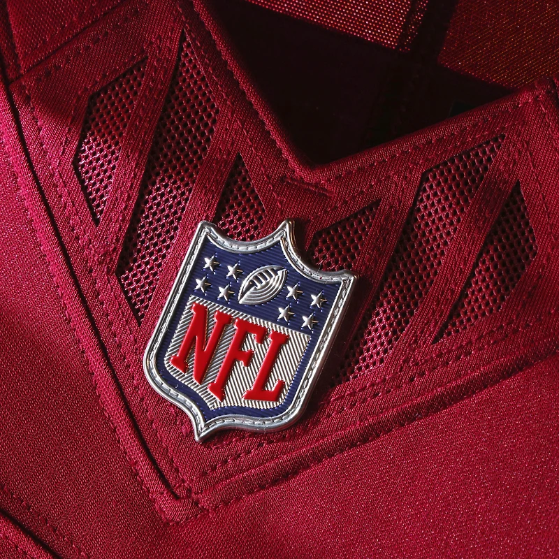 Men's Nike Mike Sainristil Burgundy Washington Commanders Vapor F.U.S.E. Stitched Limited Jersey