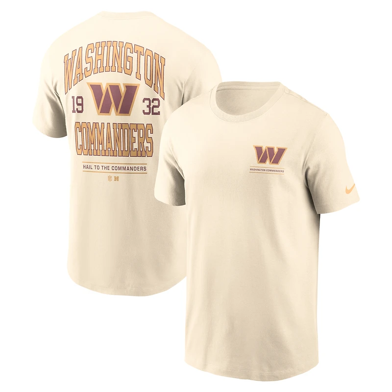 Men's Nike Natural Washington Commanders Freestyle Essential T-Shirt