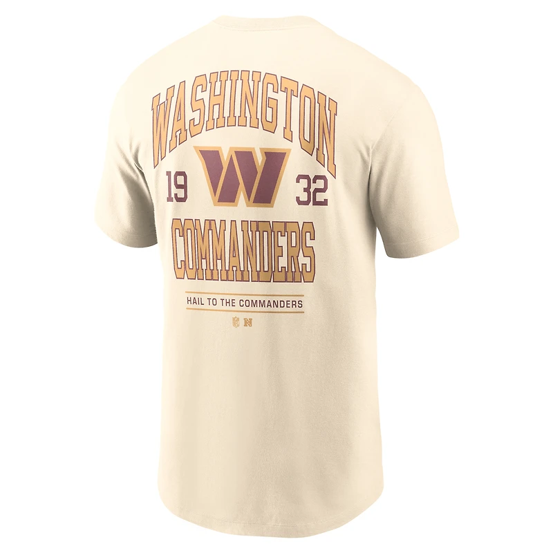 Men's Nike Natural Washington Commanders Freestyle Essential T-Shirt