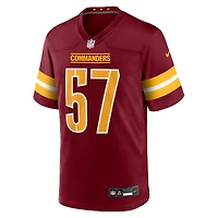 Men's Nike Nick Bellore  Burgundy Washington Commanders Team Game Jersey