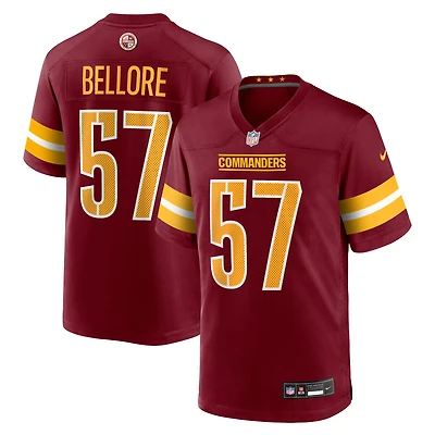 Men's Nike Nick Bellore Burgundy Washington Commanders Team Game Jersey