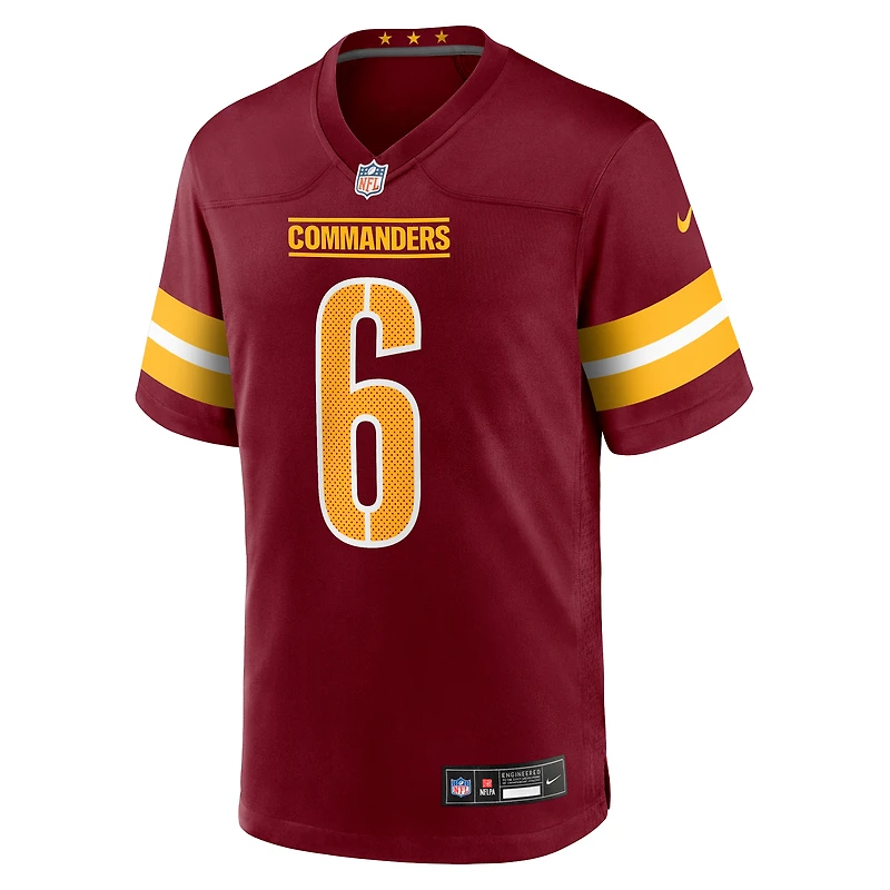 Maillot Nike Noah Igbinoghene Bordeaux pour homme des Washington Commanders