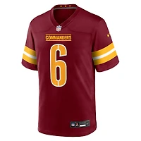 Maillot Nike Noah Igbinoghene Bordeaux pour homme des Washington Commanders