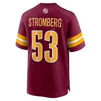Men's Nike Ricky Stromberg Burgundy Washington Commanders Team Game Jersey