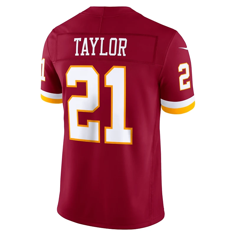Men's Nike Sean Taylor Burgundy Washington Commanders Team Vapor F.U.S.E. Stitched Retired Limited Jersey