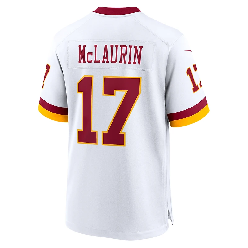 Maillot Nike Terry McLaurin blanc pour homme, édition Super Bowl, Washington Commanders