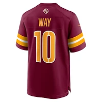 Maillot de match Nike Tress Way Bordeaux pour homme des Washington Commanders