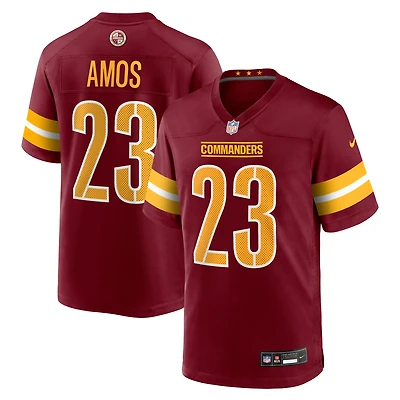 Maillot Nike Trey Amos bordeaux pour homme des Washington Commanders