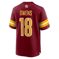Maillot Nike Tyler Owens Bordeaux pour homme des Washington Commanders