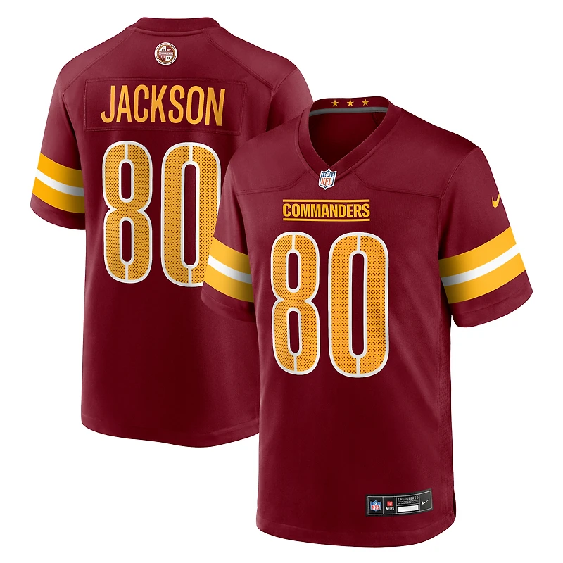 Maillot Nike Tyree Jackson bordeaux pour homme des Washington Commanders