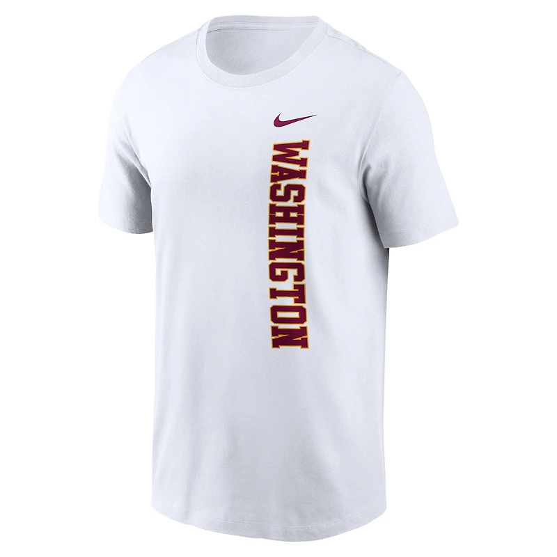 T-shirt Nike Essential blanc Washington Commanders pour homme