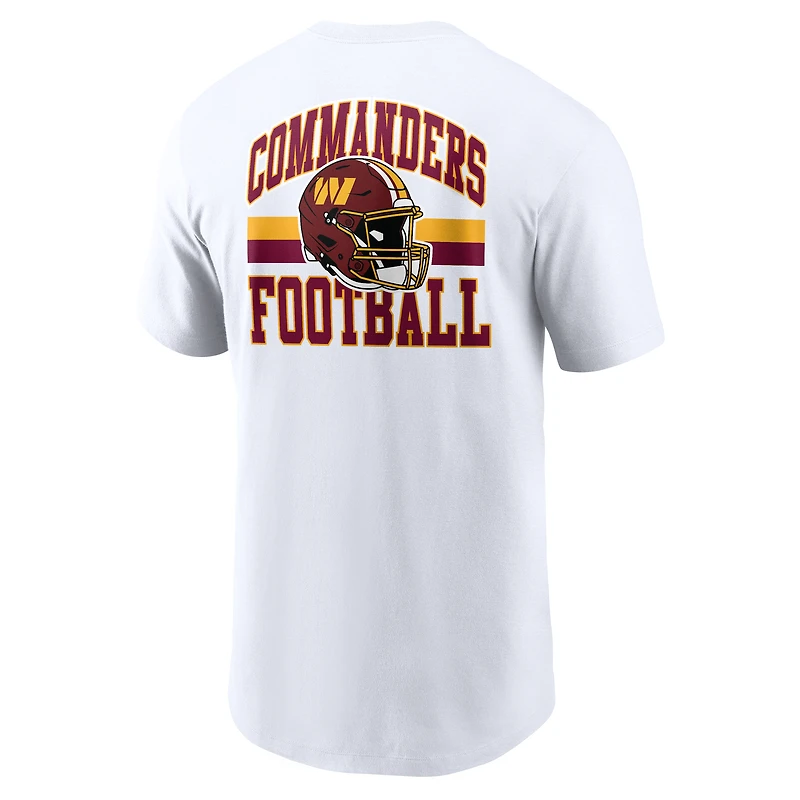 T-shirt Nike Essential blanc Washington Commanders pour homme