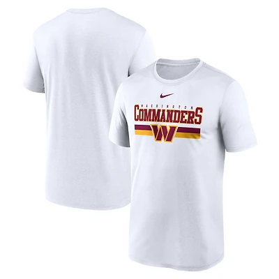 Men's Nike White Washington Commanders Legend Dri-FIT T-Shirt