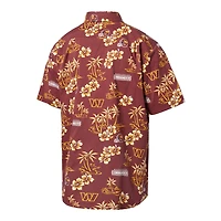 Chemise boutonnée Kekai bordeaux pour homme Reyn Spooner Washington Commanders