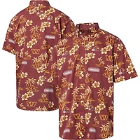 Chemise boutonnée Kekai bordeaux pour homme Reyn Spooner Washington Commanders