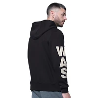 Sweat à capuche en polaire noir pour homme des Washington Commanders Handoff