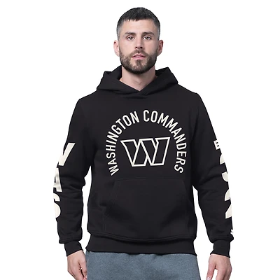 Men's Starter Black Washington Commanders Handoff Fleece Hoodie Sweatshirt