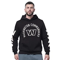 Sweat à capuche en polaire noir pour homme des Washington Commanders Handoff