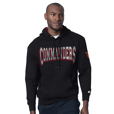 Sweat à capuche noir Starter pour homme Washington Commanders Thursday Night Gridiron