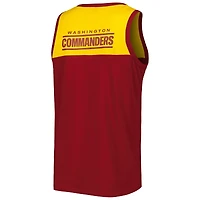 Débardeur mode Starter bordeaux/or Washington Commanders Logo Touchdown pour homme