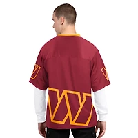 Men's Starter  Burgundy/White Washington Commanders Short Sleeve & Long T-Shirt Combo Pack