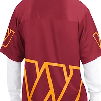 Men's Starter  Burgundy/White Washington Commanders Short Sleeve & Long T-Shirt Combo Pack