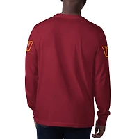 T-shirt à manches longues Starter Burgundy Washington Commanders Clutch Hit pour hommes