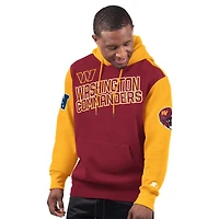 Men's Starter Burgundy Washington Commanders Extreme Pullover Hoodie
