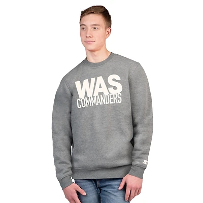 Men's Starter  Charcoal Washington Commanders Assist Sweatshirt