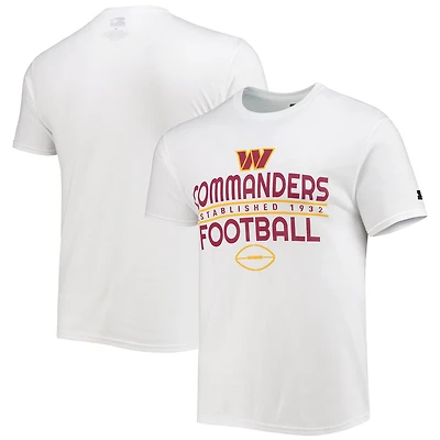 Men's Starter White Washington Commanders Prime Time T-Shirt