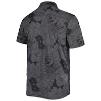 Men's Tommy Bahama Black Washington Commanders Big & Tall Miramar Blooms Polo