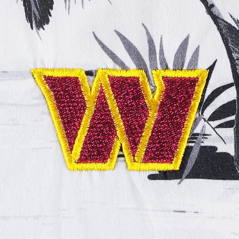 Men's Tommy Bahama Black Washington Commanders Sport Tropical Horizons Button-Up Shirt