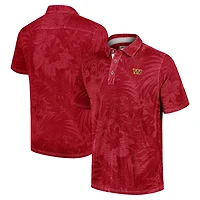 Polo Tommy Bahama bordeaux pour homme Washington Commanders Sport Santiago Paradise