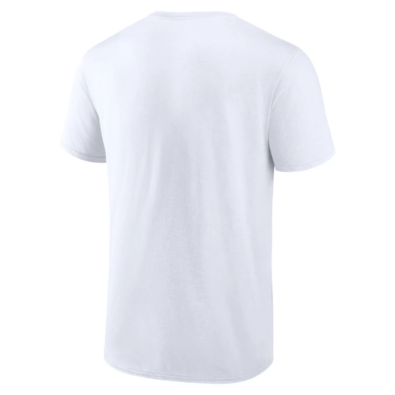 Men's  White Washington Commanders Team Lockup T-Shirt