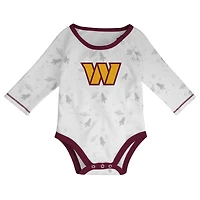 Ensemble pantalon et bonnet pour nouveau-né bébé Washington Commanders Dream Team blanc/bordeaux
