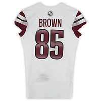 Maillot blanc Nike n° 85 porté par Noah Brown (Washington Commanders) lors du match contre les Minnesota Vikings le 7 décembre 2025