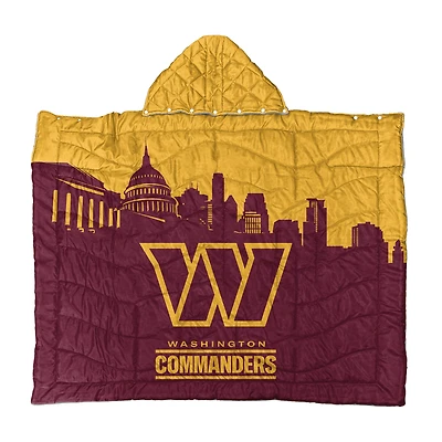 Cape de héros portable Pegasus Washington Commanders 54" x 70"