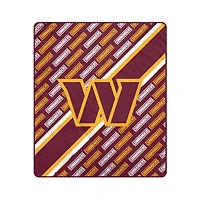Pegasus Washington Commanders 60" x 70" Diagonal Lined Wordmark Ultra Soft Blanket