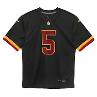 Preschool Nike Jayden Daniels Black Washington Commanders Alternate Game Jersey