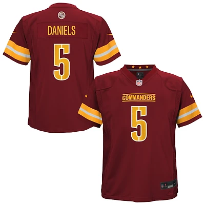 Preschool Nike Jayden Daniels Burgundy Washington Commanders Team Player Game Jersey