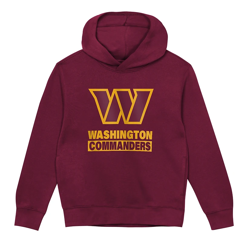 Preschool Outerstuff  Burgundy Washington Commanders Back to Basics Hoodie