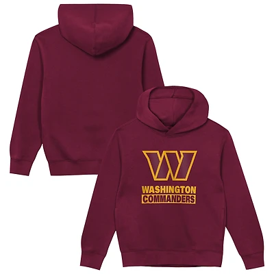 Preschool Outerstuff  Burgundy Washington Commanders Back to Basics Hoodie