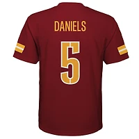Maillot de joueur réplique bordeaux des Washington Commanders Jayden Daniels pour enfants d'âge préscolaire