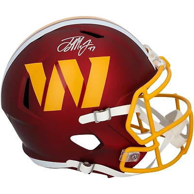 Casque réplique Riddell 2025 Alternate Speed autographié par Terry McLaurin, des Washington Commanders