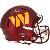 Casque réplique autographié Riddell Speed ​​des Washington Commanders par Terry McLaurin